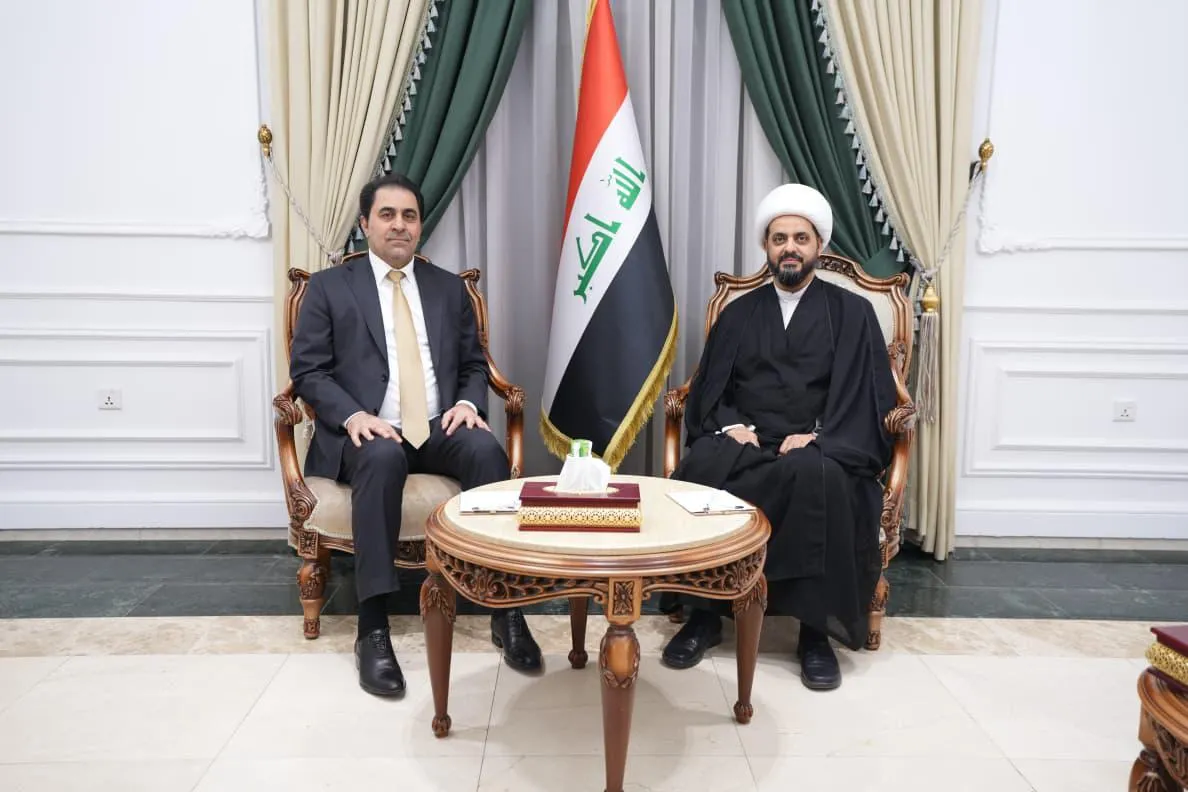 المندلاوي والخزعلي يؤكدان أهمية تحصين المسار الديمقراطي من التوترات