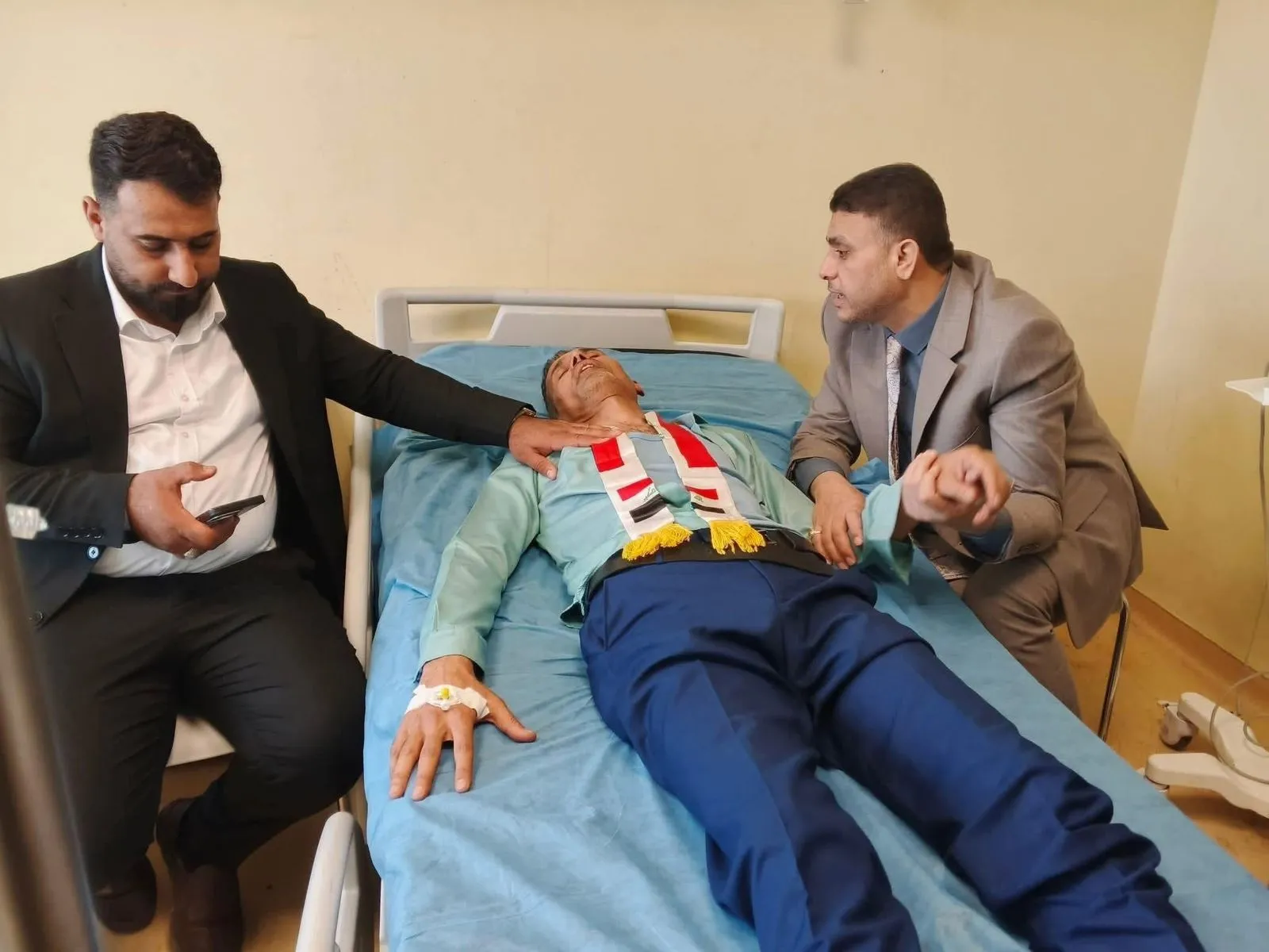 مشادة داخل مجلس بابل تنتهي بإصابة محمد المنصوري بنوبة قلبية