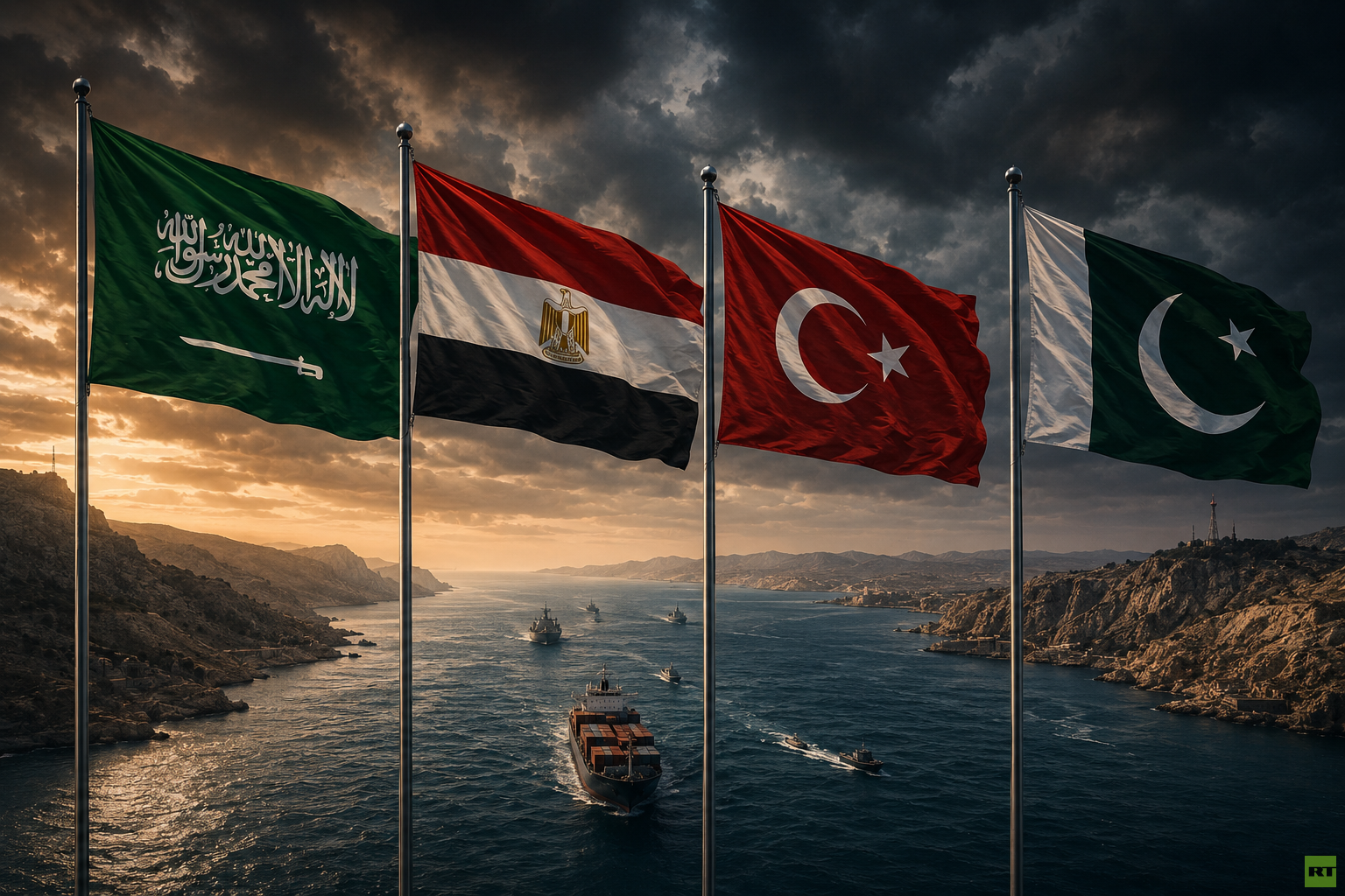 “الأطراف الإقليمية الأربعة” تؤكد أهمية تكاتف الجهود لضمان سلامة الممرات المائية في هرمز وباب المندب